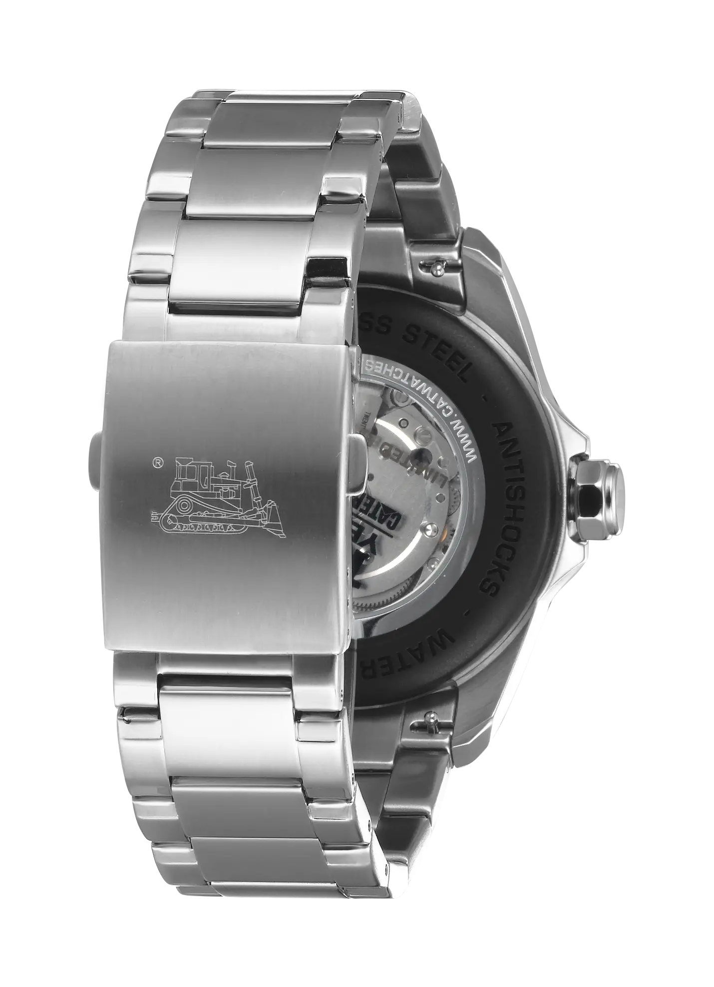 CATERPILLAR S714811121 Shockmaster 100Years Edition Stainless Steel Bracelet