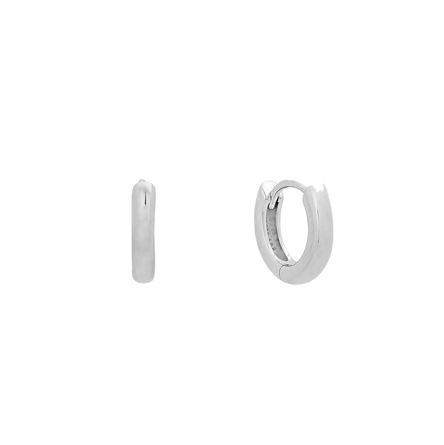 Earrings UN/SC047 In Platinum Plated Silver with Pearl
