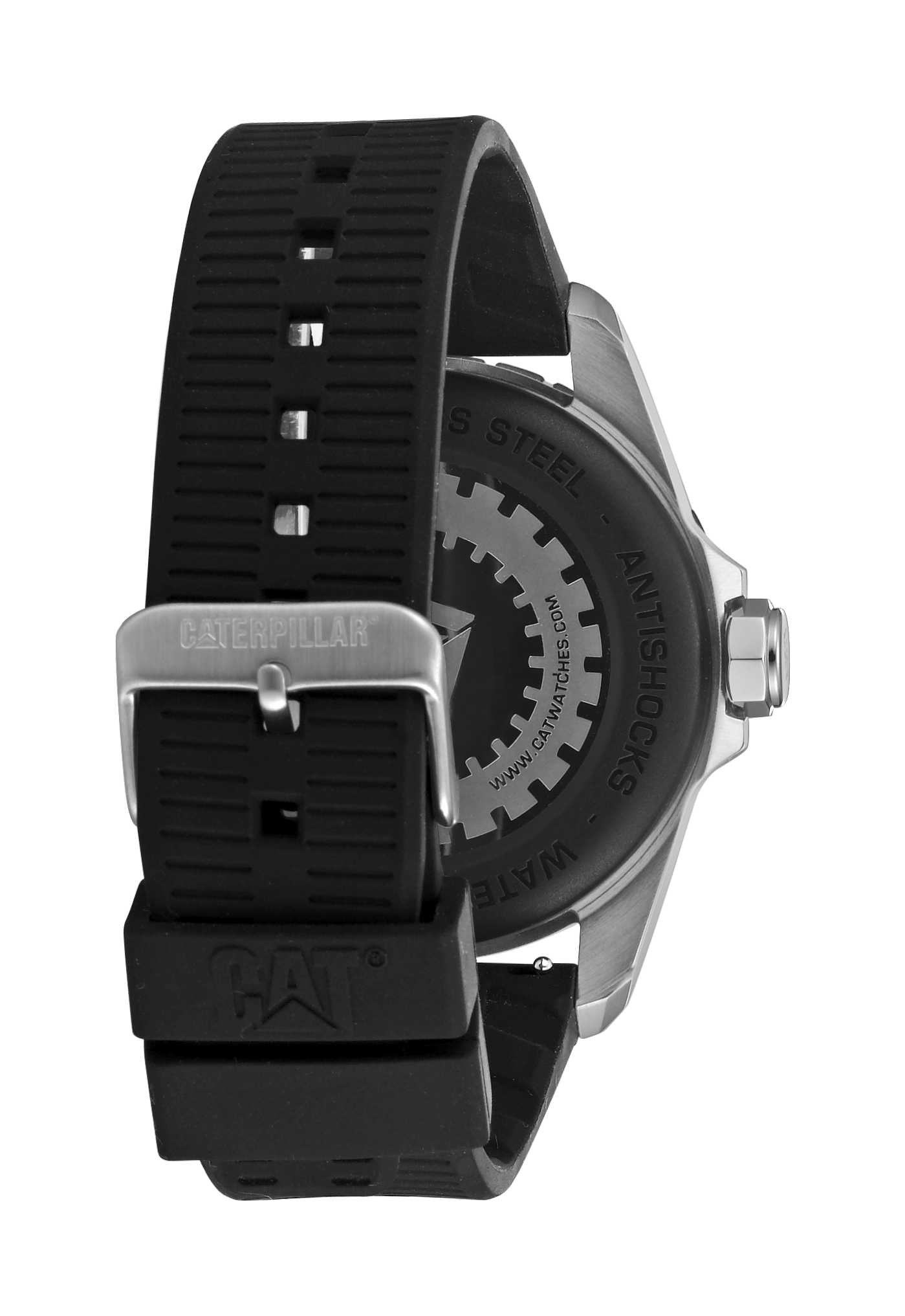 CATERPILLAR SG14121131 Shockmaster Black Silicon Strap