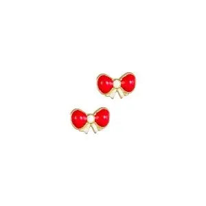 Children's Earrings SK242/2 Gold K9 with Butterflies