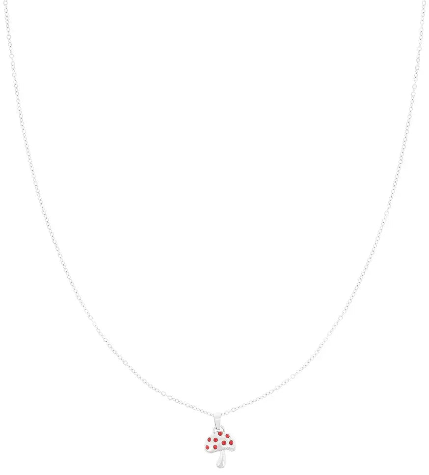OOZOO Jewellery SN-2045 Κολιέ Mushroom από Ανοξείδωτο Ατσάλι