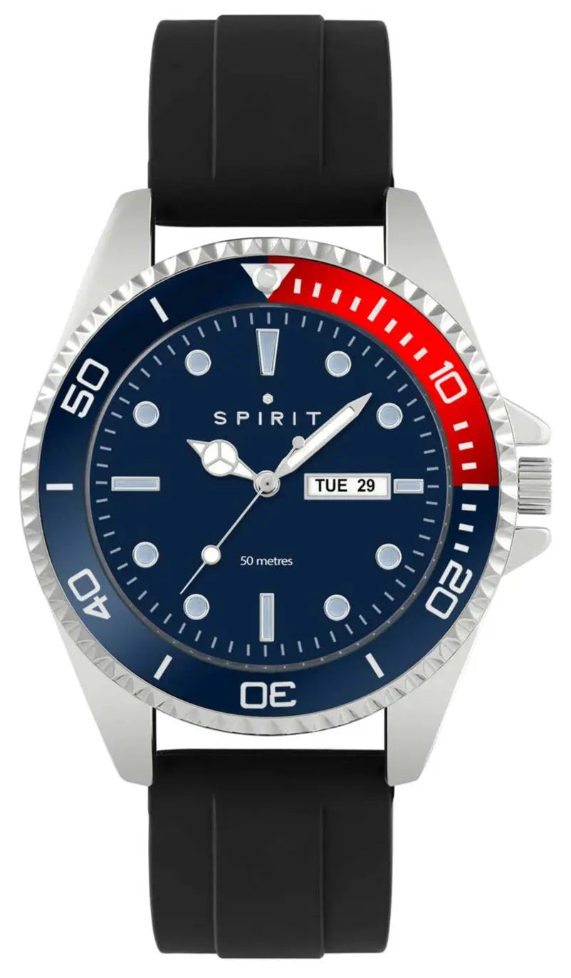 Spirit SP1001 Black Silicon Strap