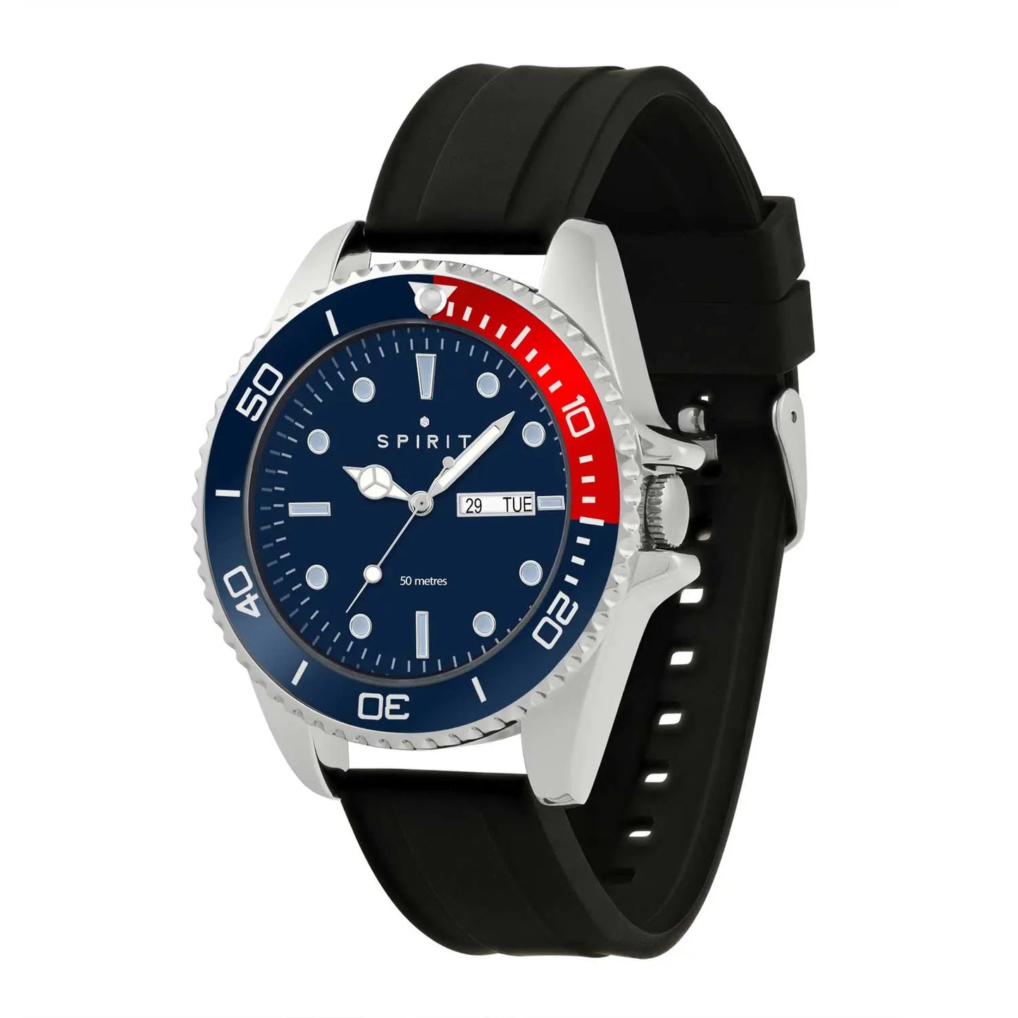 Spirit SP1001 Black Silicon Strap
