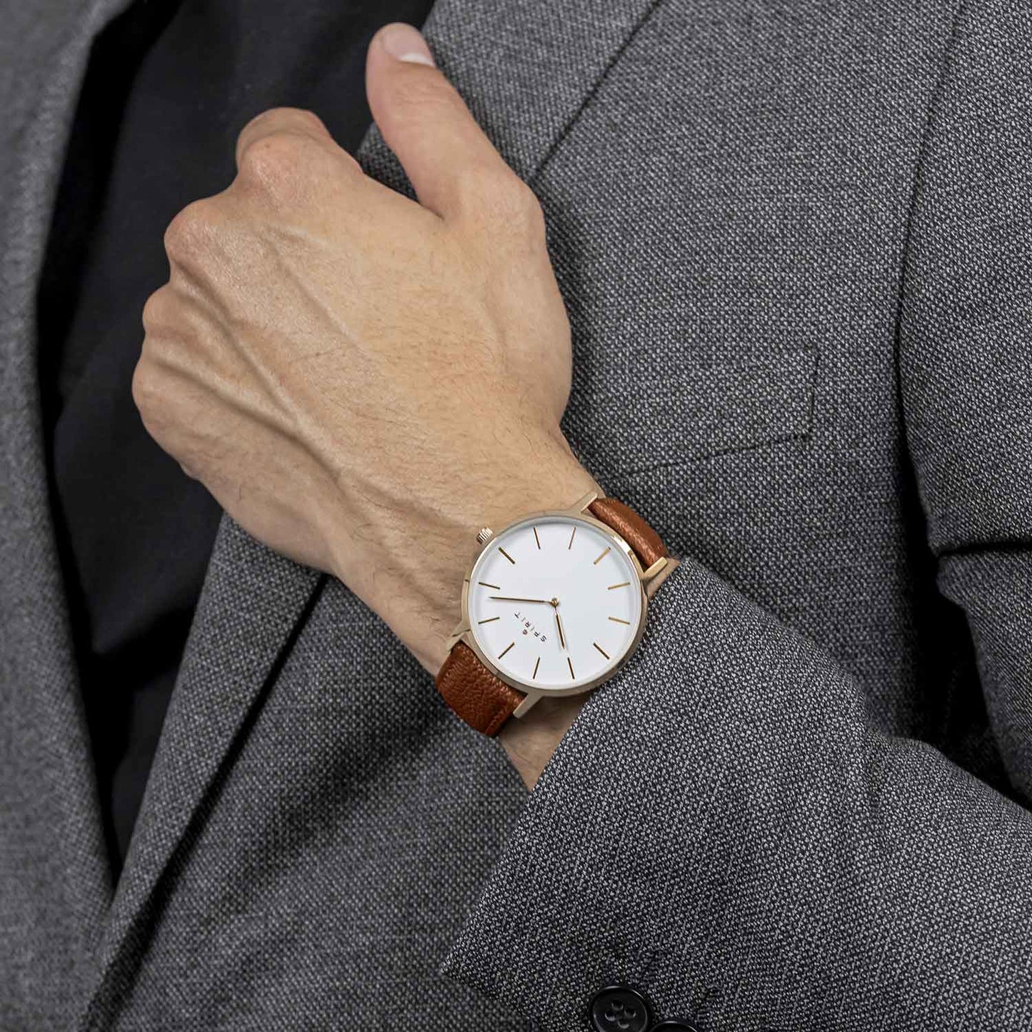 Spirit SP1014 Brown Leather Strap