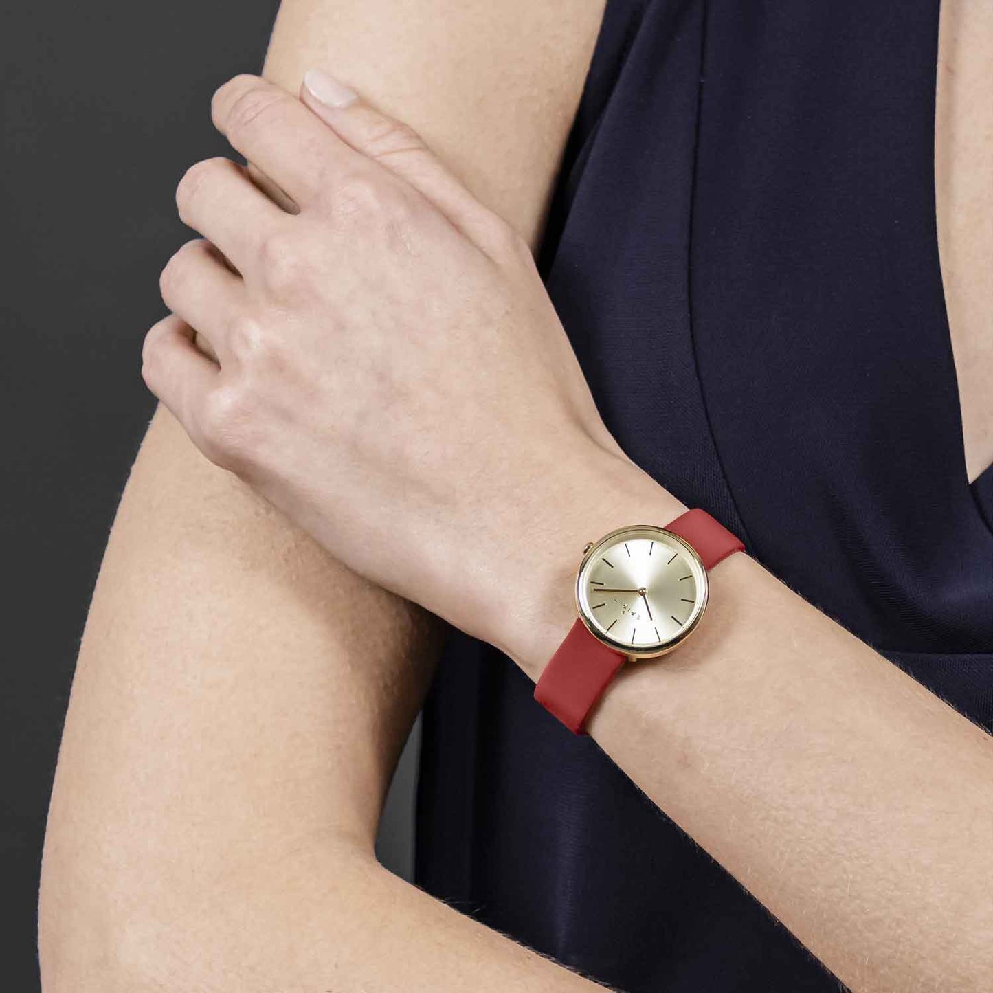 Spirit SP2006 Red Leather Strap