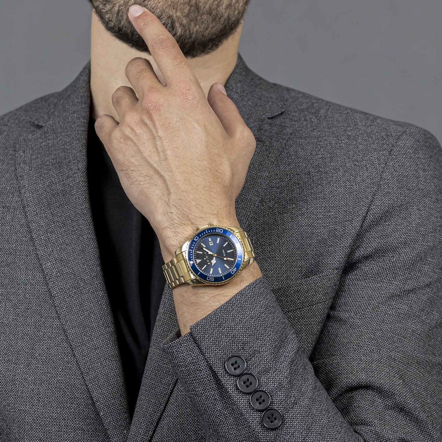 Spirit SP3000 Gold Stainless Steel Bracelet