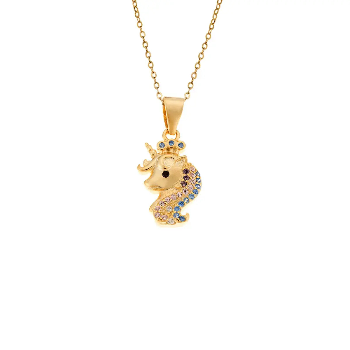 Ballerina Necklace With Zirconia GM208W In Platinum Plated Silver