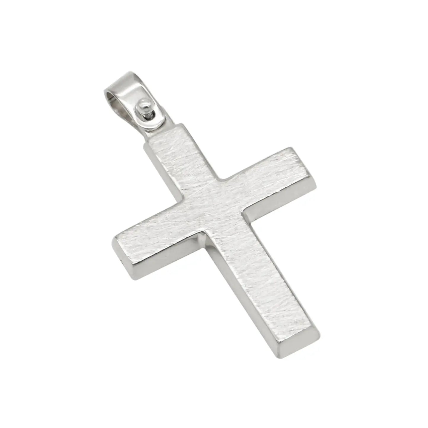 Σταυρός STA821W Βαφτιστικός Λευκόχρυσο 9ct