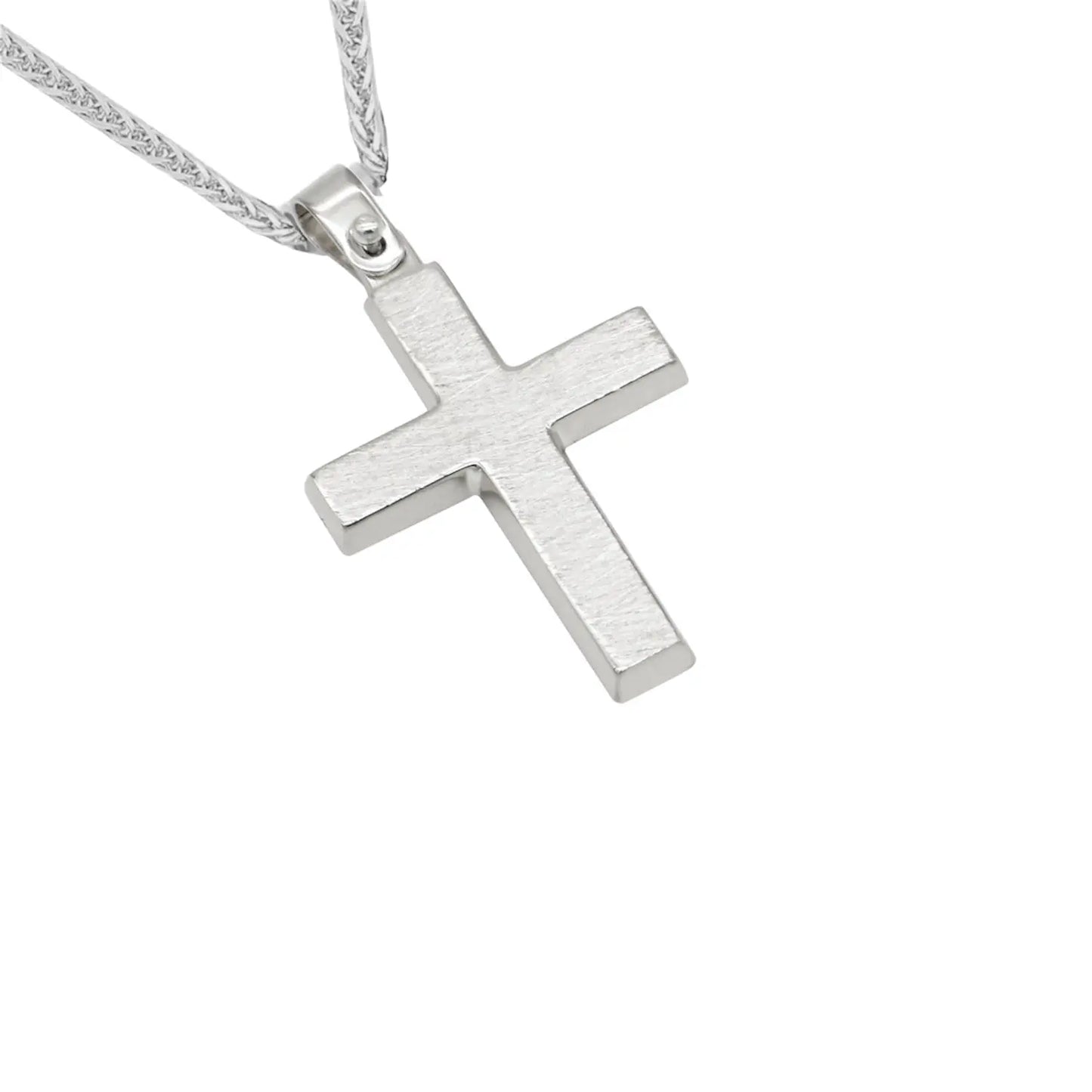 Σταυρός STA821W Βαφτιστικός Λευκόχρυσο 9ct