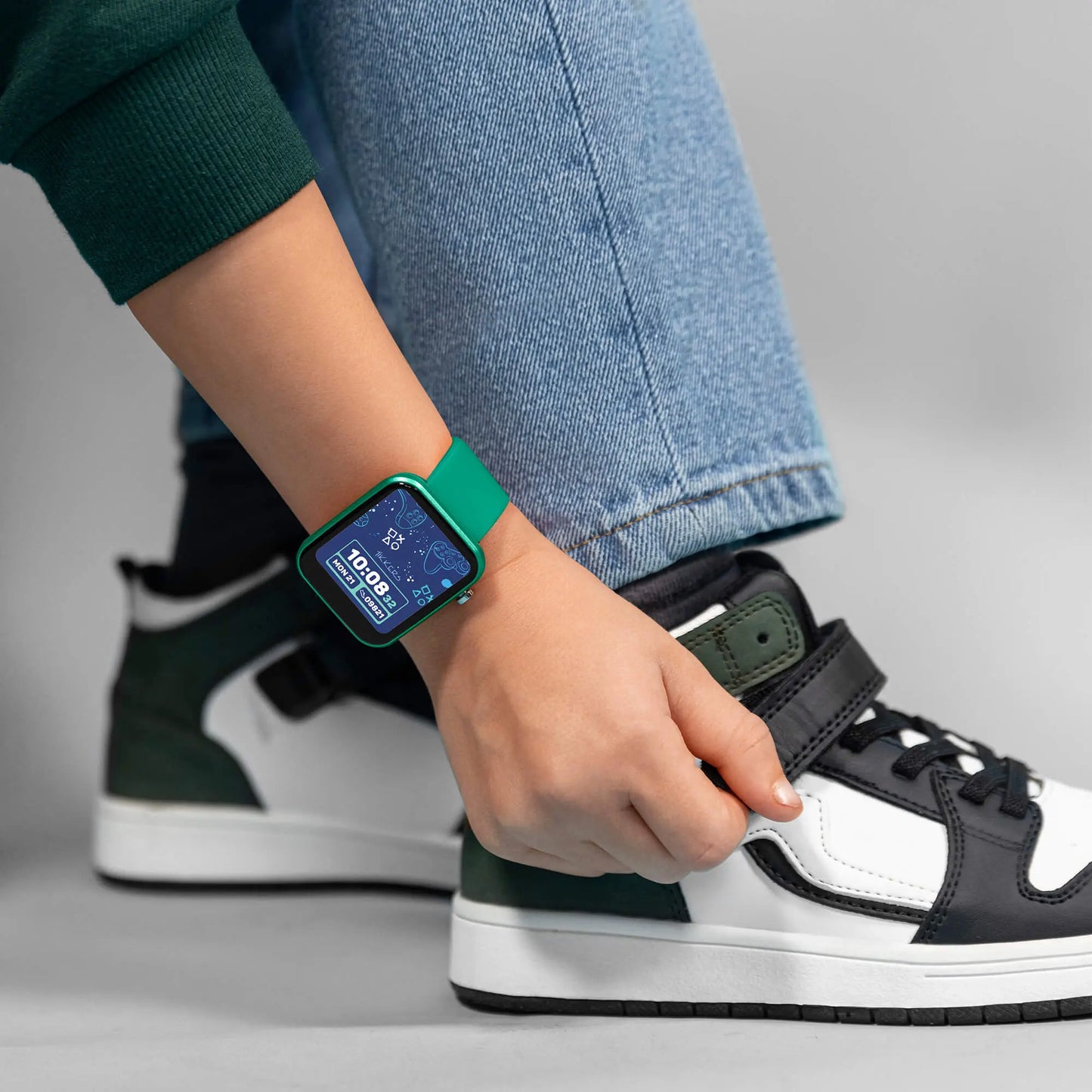 Tikkers TKS02-0003 Kids Smartwatch & Headphone Set Purple Silicon Strap