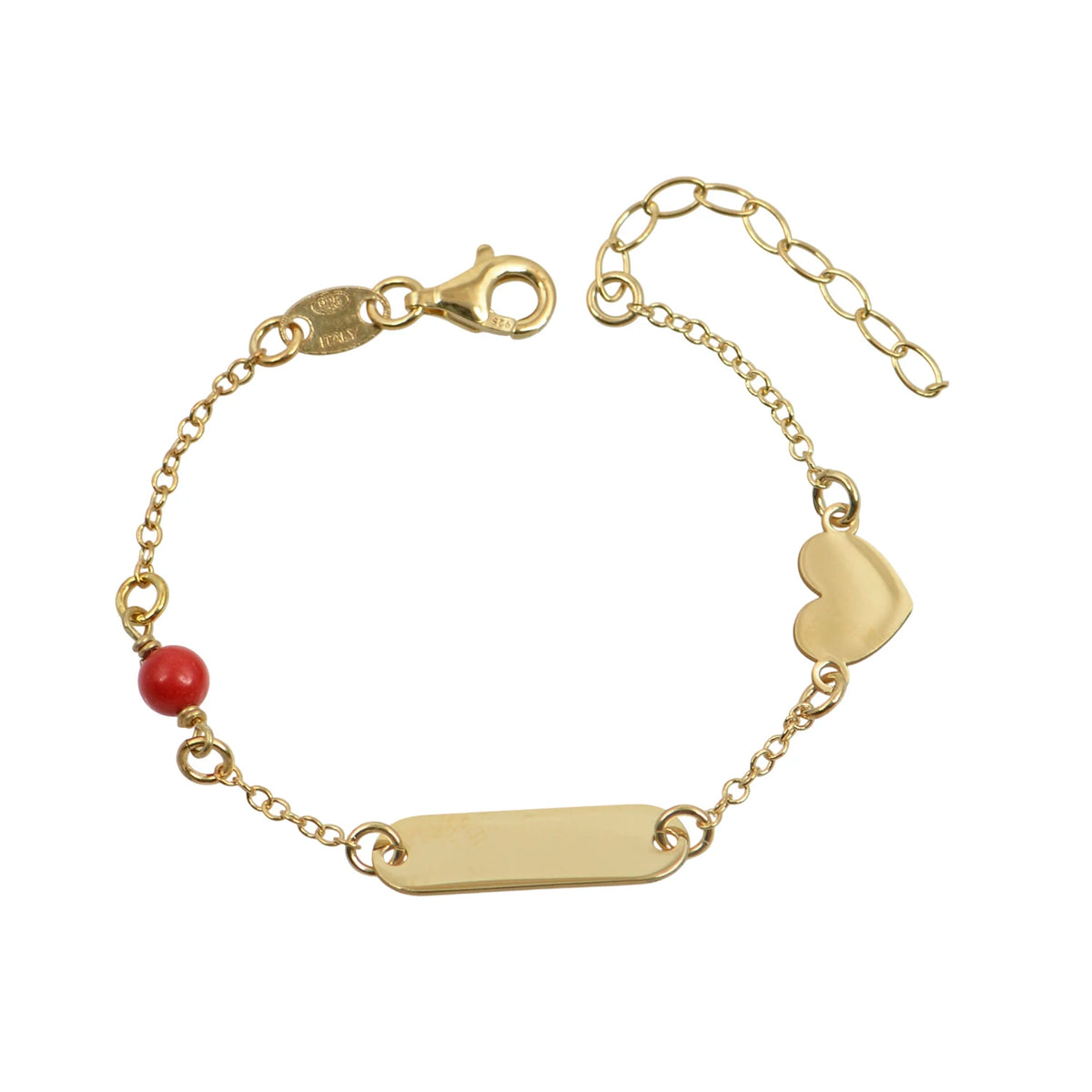 BR1948G Children's Eye and Butterfly Bracelet in 9ct Gold