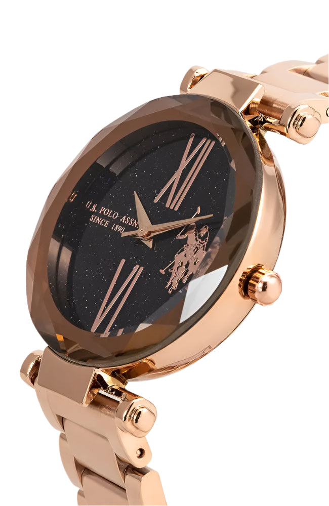 U.S. POLO USP5706BL Jody Rose Gold Metallic Bracelet