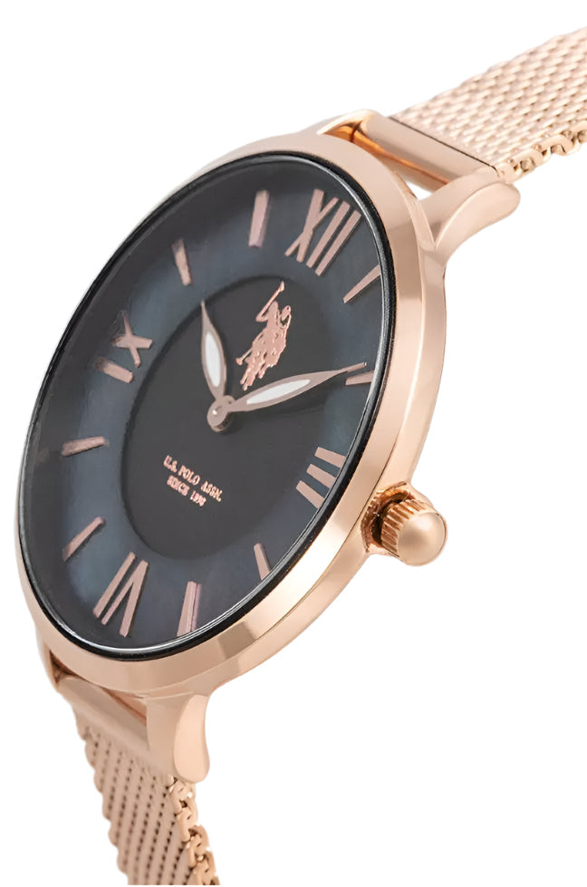 US POLO USP5770YG Two Tone Stainless Steel Bracelet
