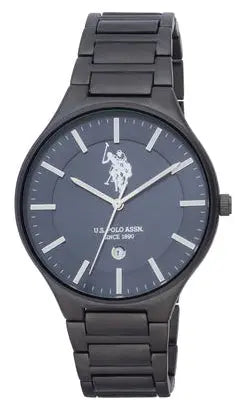 U.S. POLO USP7186BL Jordan Black Metallic Bracelet
