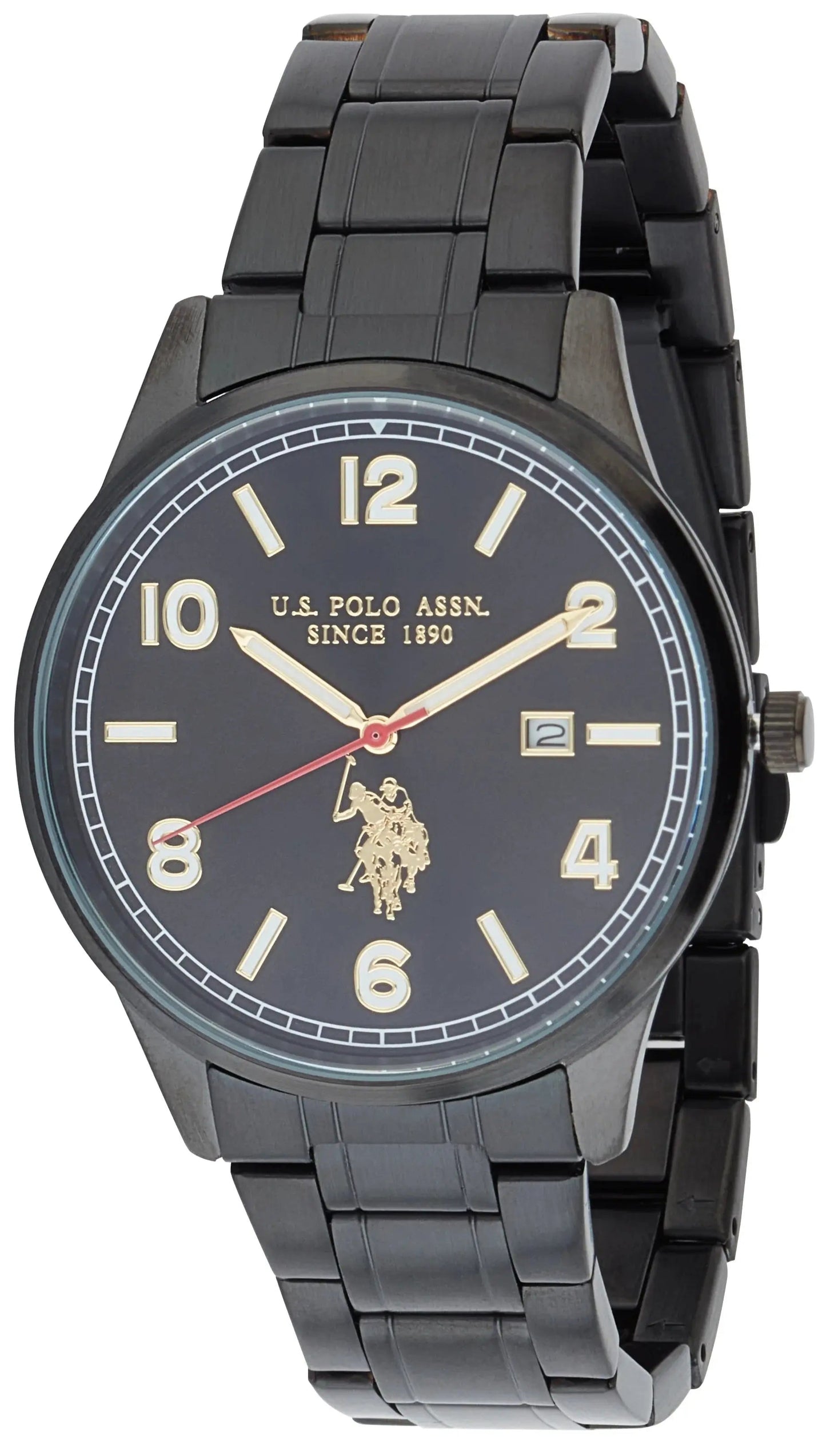U.S. POLO USP7198BK Jacob Black Metallic Bracelet