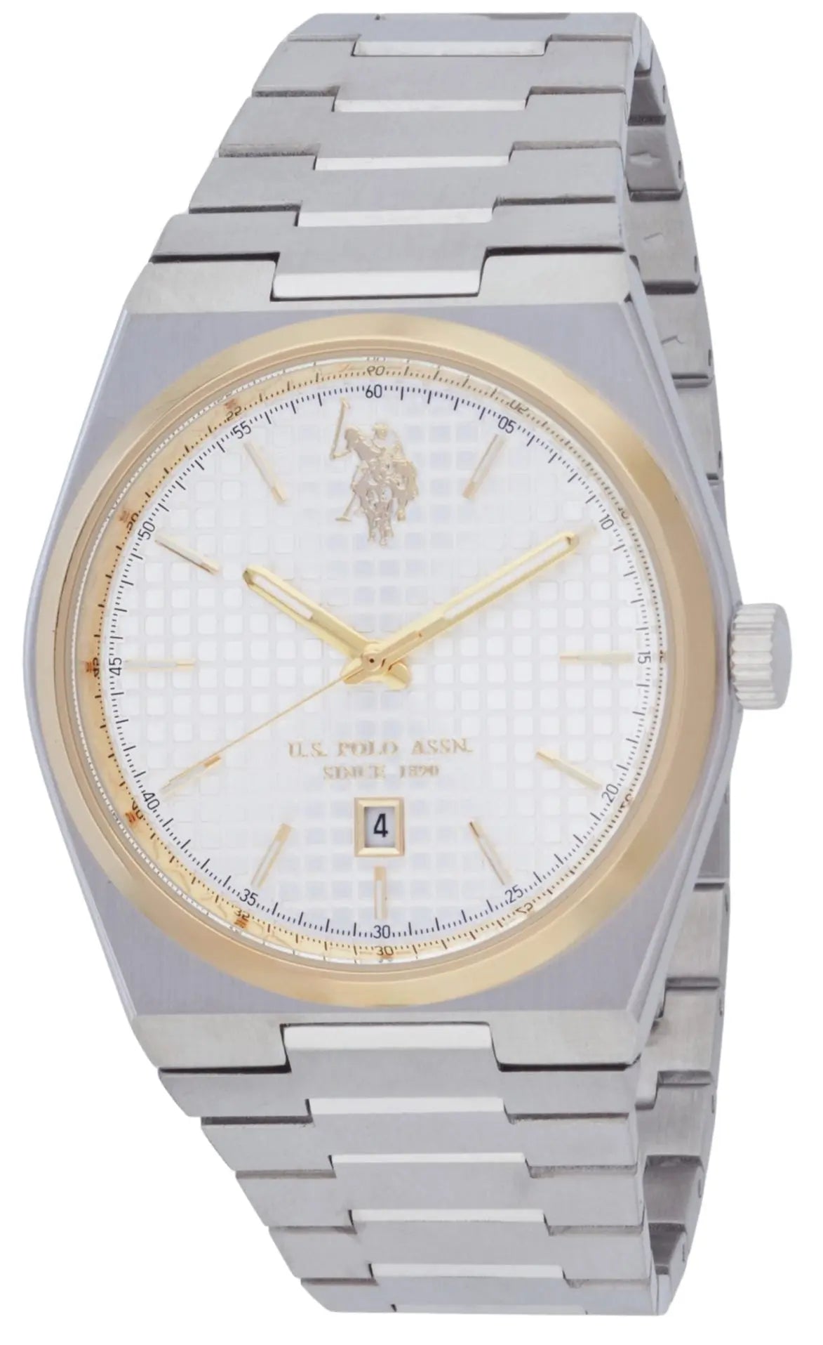 U.S. POLO USP7254YG Jamie Silver Stainless Steel Bracelet