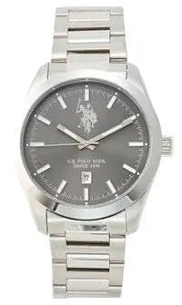 U.S. POLO USP7292GY Roman Silver Stainless Steel Bracelet