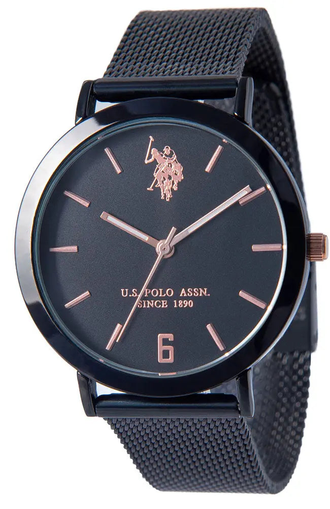 US POLO USP8110YG Camille Gold Metallic Mesh Bracelet