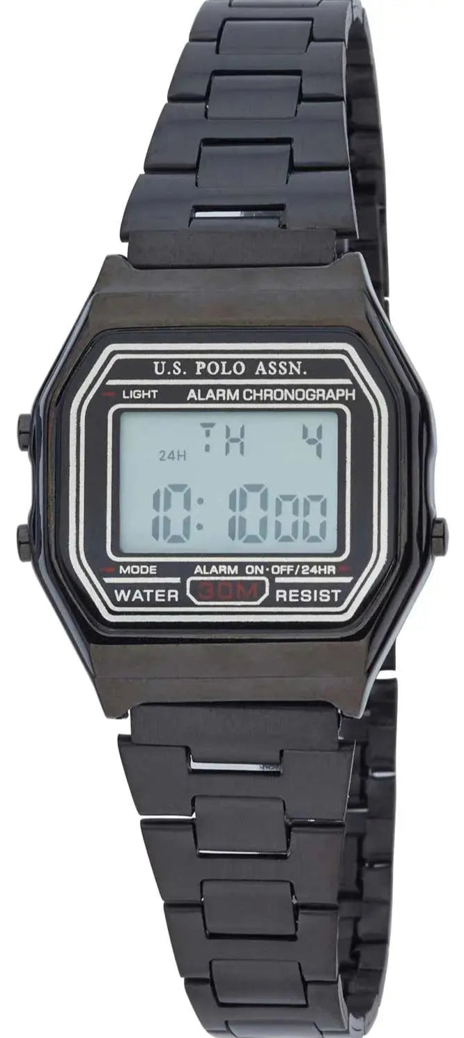 US POLO USP8107ST Camille Silver Metallic Mesh Bracelet
