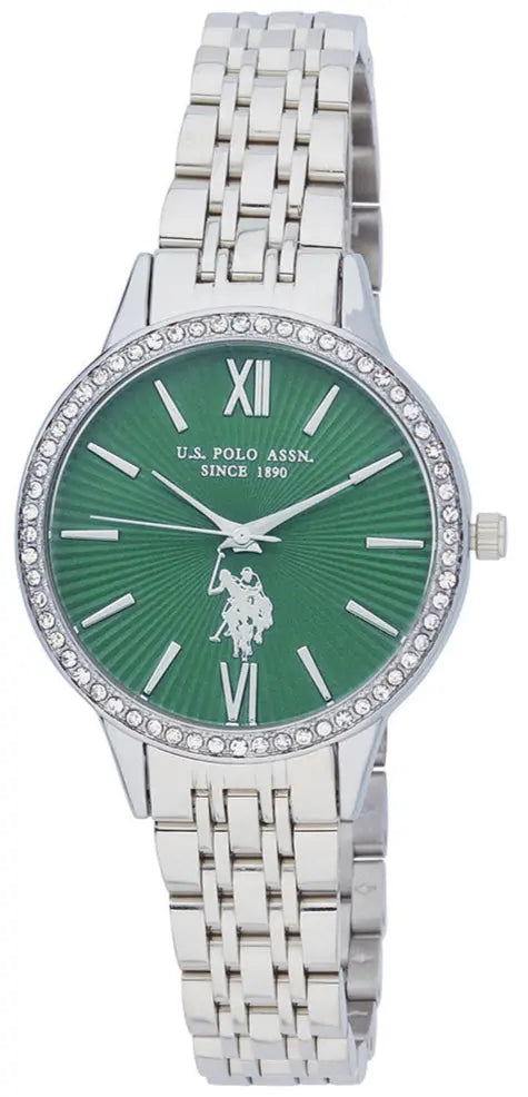 US POLO USP8110YG Camille Gold Metallic Mesh Bracelet