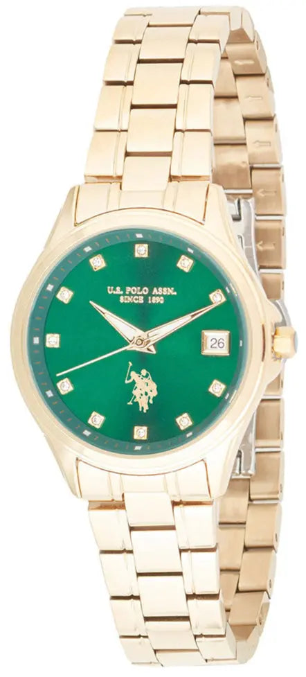 U.S. POLO USP8342GR Louise Gold Stainless Steel Bracelet