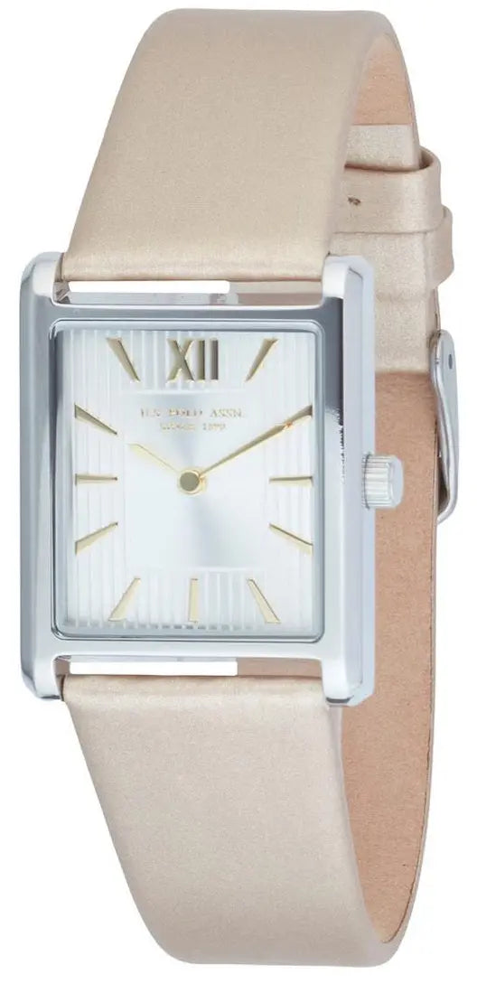 U.S. POLO USP8409ST Vivian Beige Leather Strap