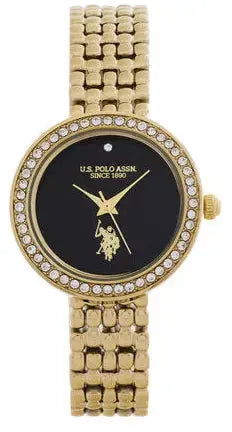 U.S. POLO USP8433BK Harmony Gold Stainless Steel Bracelet U.S. Polo