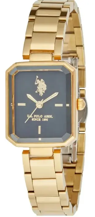 US POLO USP8110YG Camille Gold Metallic Mesh Bracelet