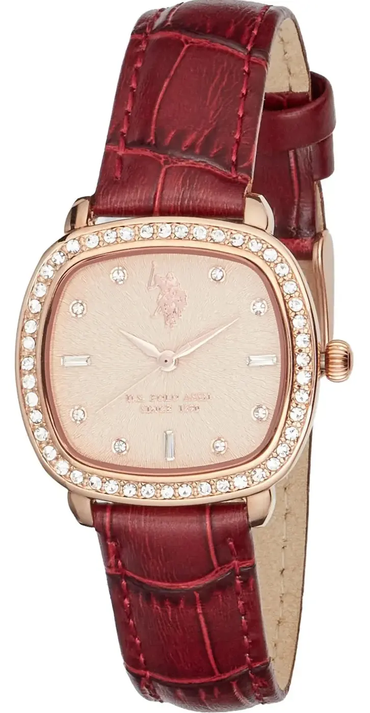 US POLO USP8110YG Camille Gold Metallic Mesh Bracelet