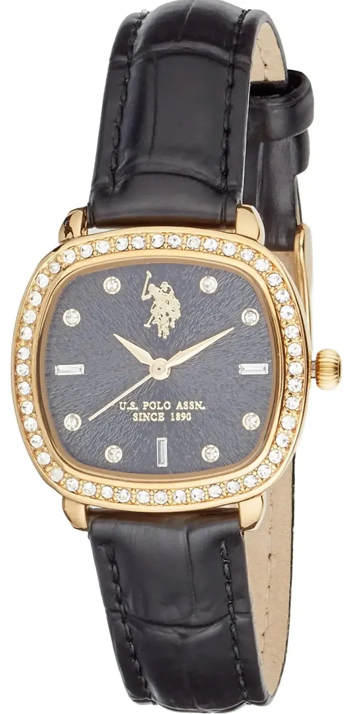 US POLO USP8110YG Camille Gold Metallic Mesh Bracelet