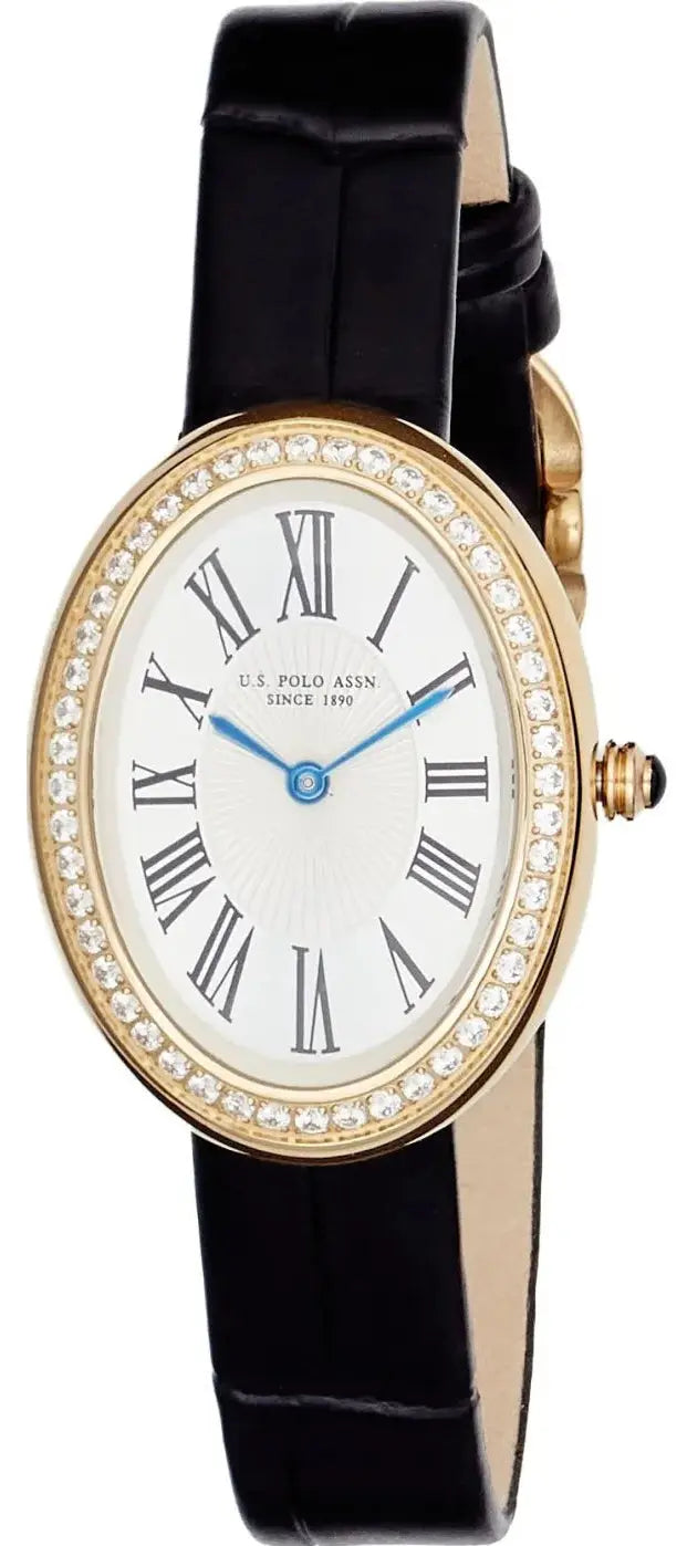 US POLO USP8110YG Camille Gold Metallic Mesh Bracelet