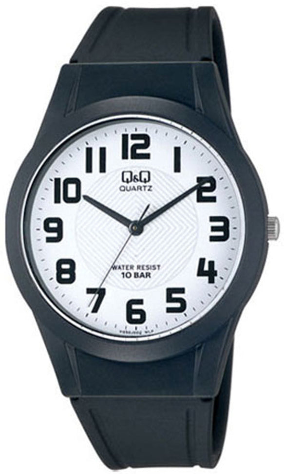 Q&Q VQ50J002Y Black Rubber Strap