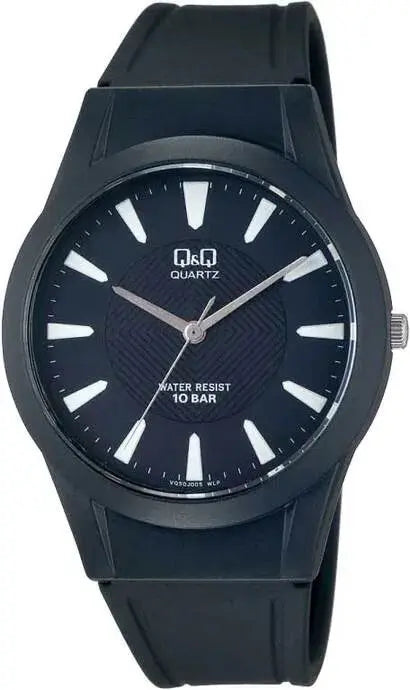 Q&Q VQ50J004Y Black Rubber Strap