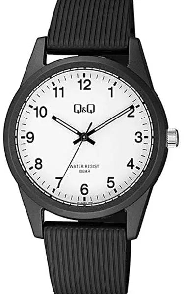 Q&Q VS12J001Y Black Rubber Strap