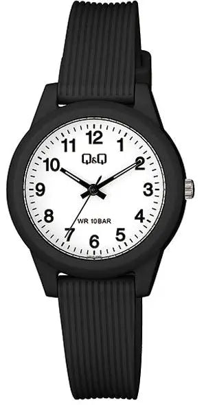 Q&Q VS13J001Y Black Rubber Strap