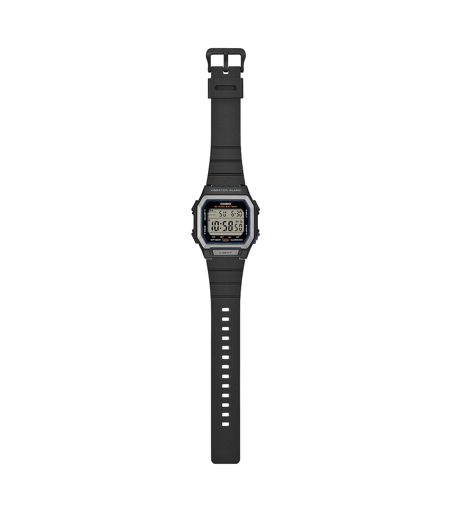 CASIO W-738H-1AVEF Digital Black Rubber Strap