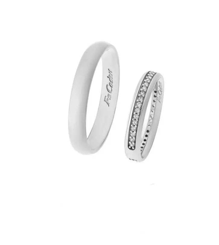 FaCad'oro WR-52 Gold Wedding Rings 9ct or 14ct