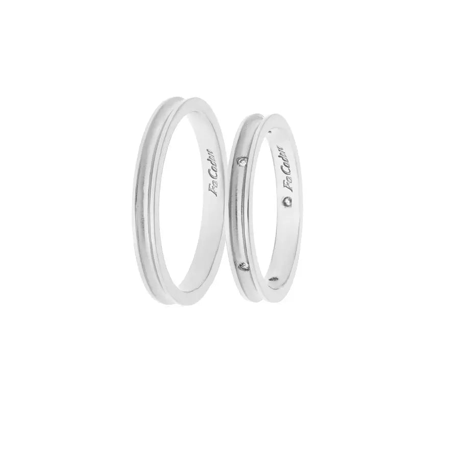 FaCad'oro WR-52 Gold Wedding Rings 9ct or 14ct