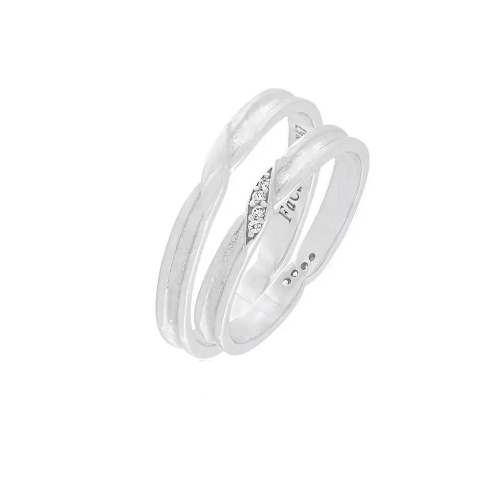 FaCad'oro WR-52 Gold Wedding Rings 9ct or 14ct