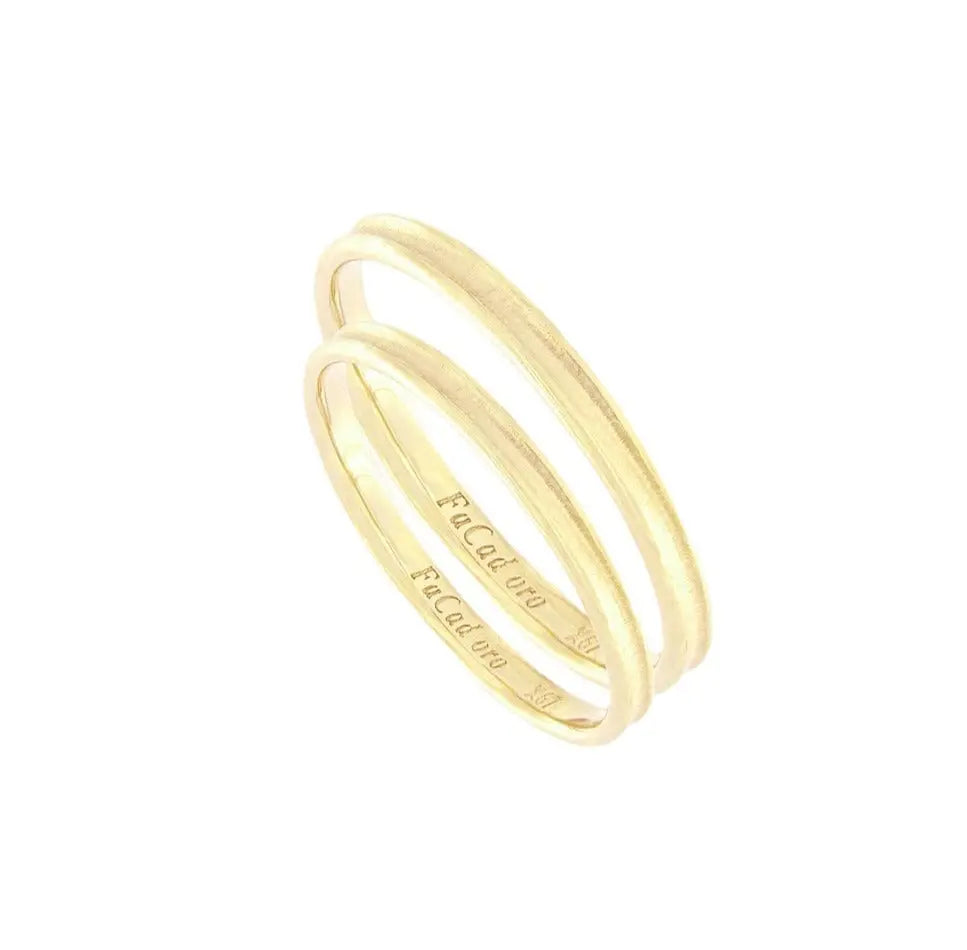 FaCad’oro WR-94 Χρυσές Βέρες Γάμου 9ct ή 14ct