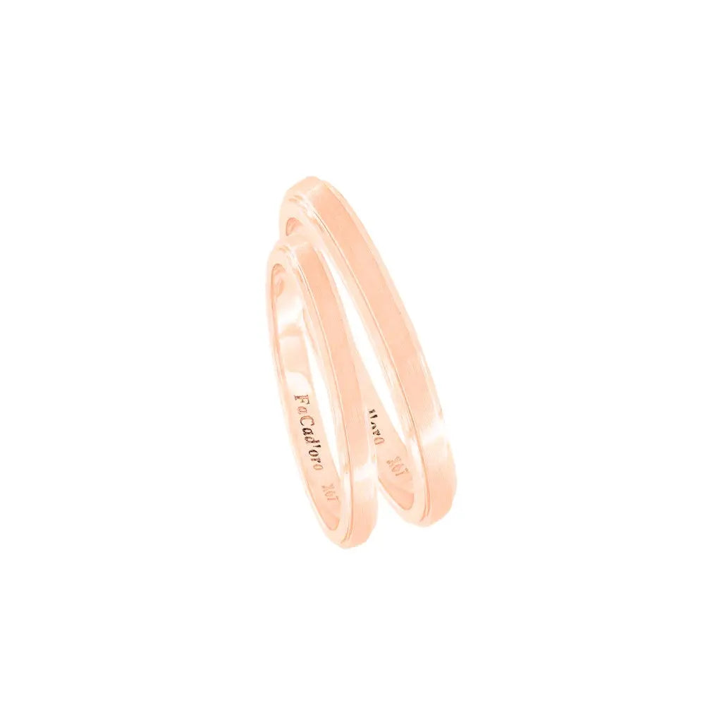 FaCad’oro WR-98 Χρυσές Βέρες Γάμου 9ct ή 14ct