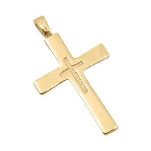 Baptismal Cross STA600 Gold K9