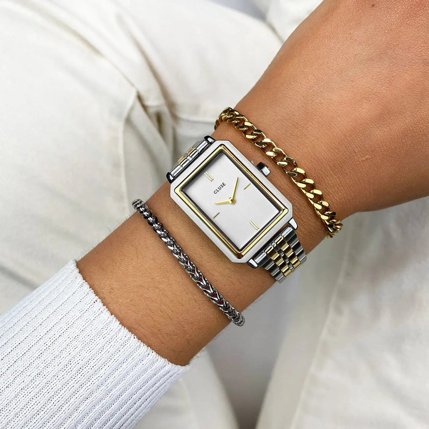 Cluse CW11510 Fluette Two Tone Stainless Steel Bracelet