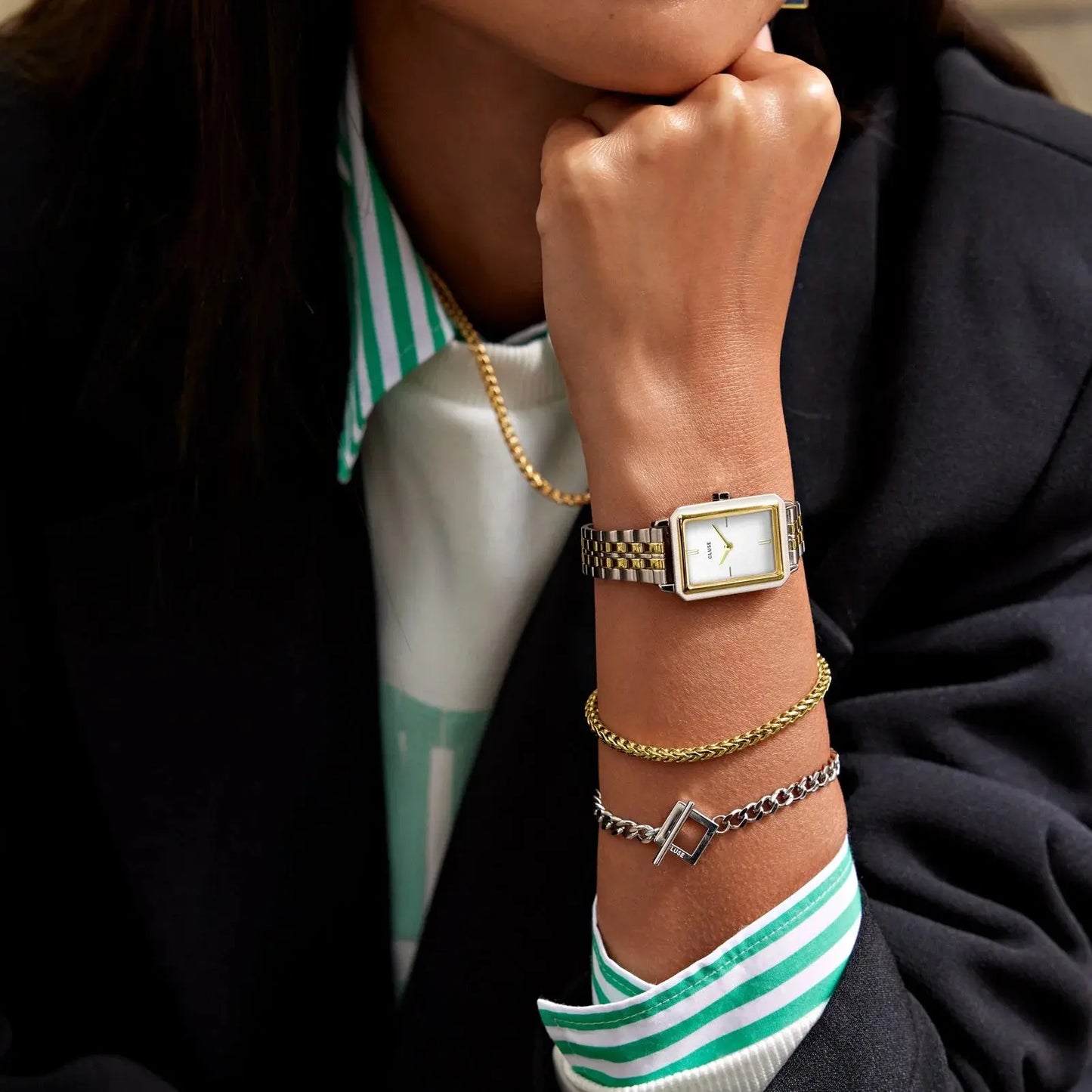Cluse CW11510 Fluette Two Tone Stainless Steel Bracelet