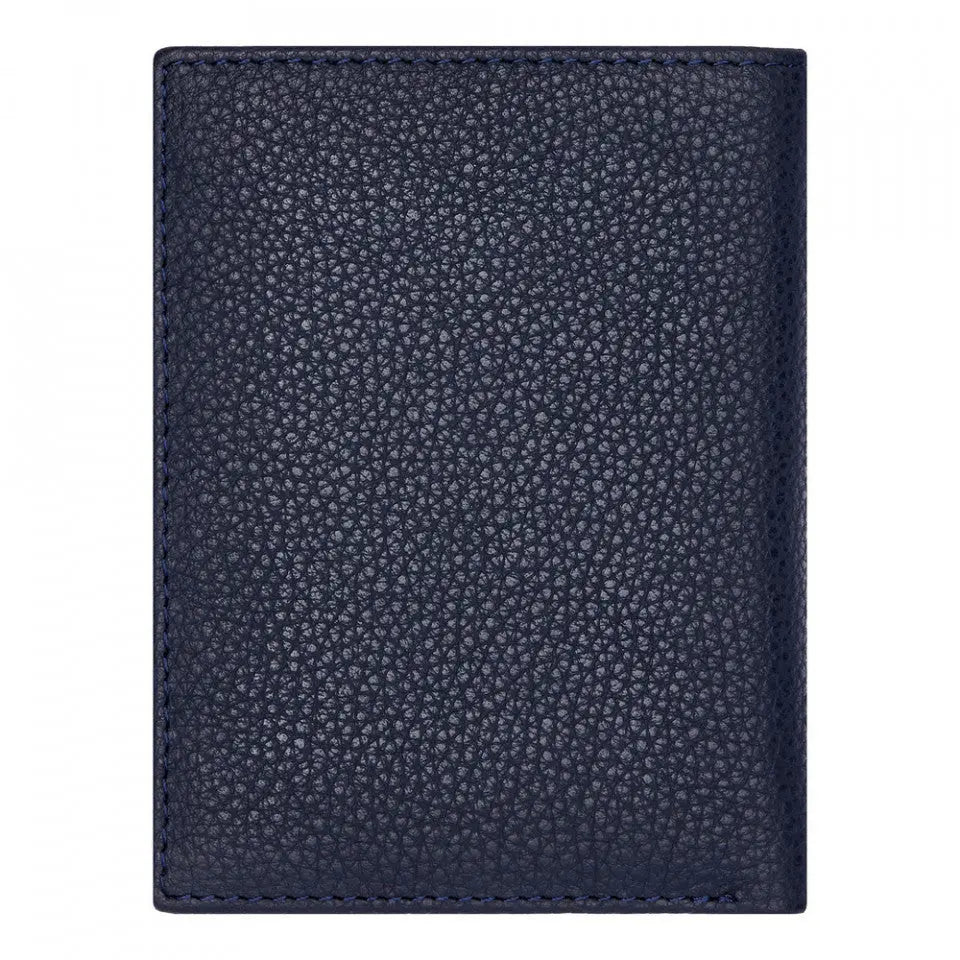 HUGO BOSS HLF416N Καρτοθήκη Trifold Classic Grained Navy Card Holder