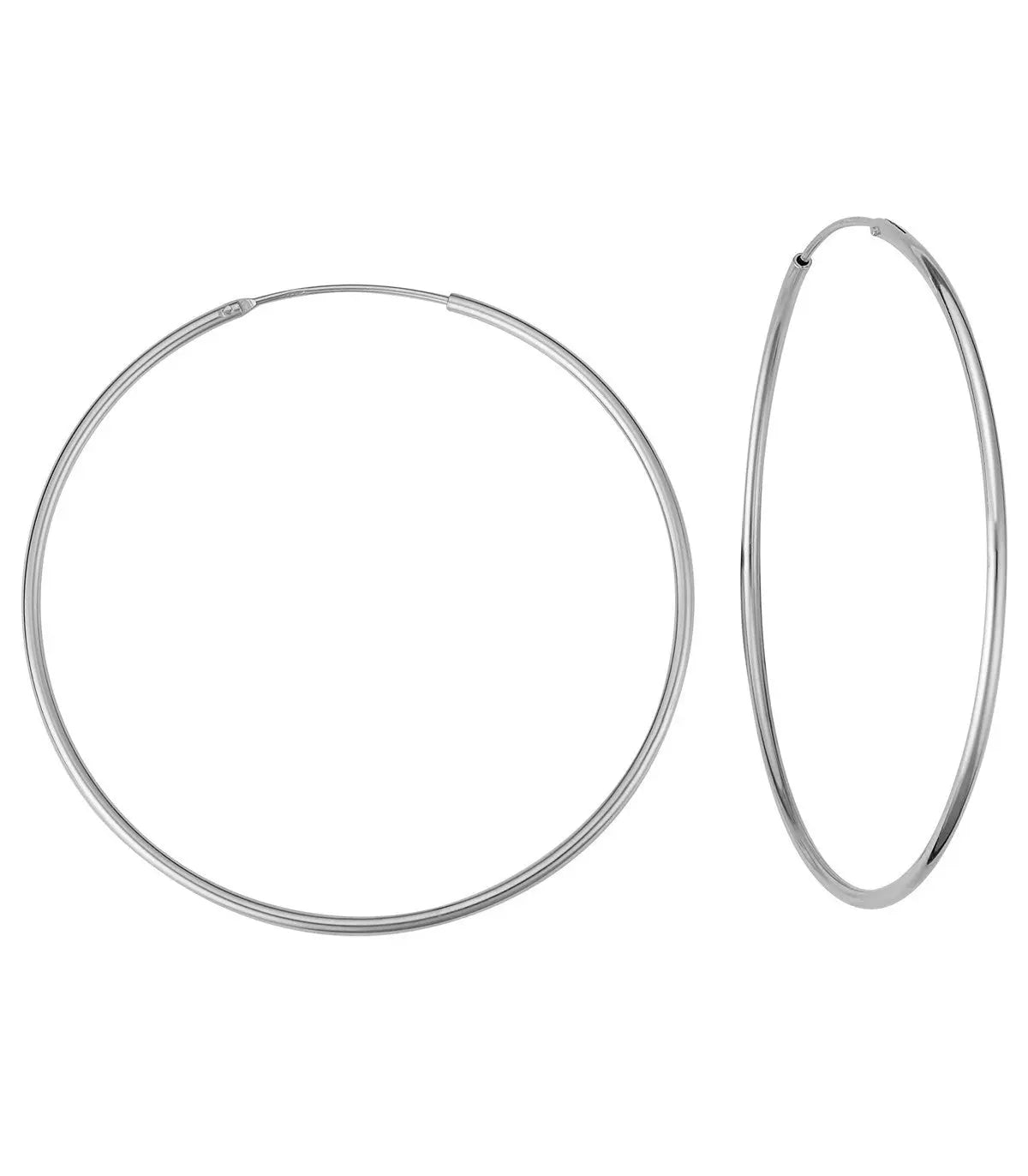 Earrings UN/SC047 In Platinum Plated Silver with Pearl