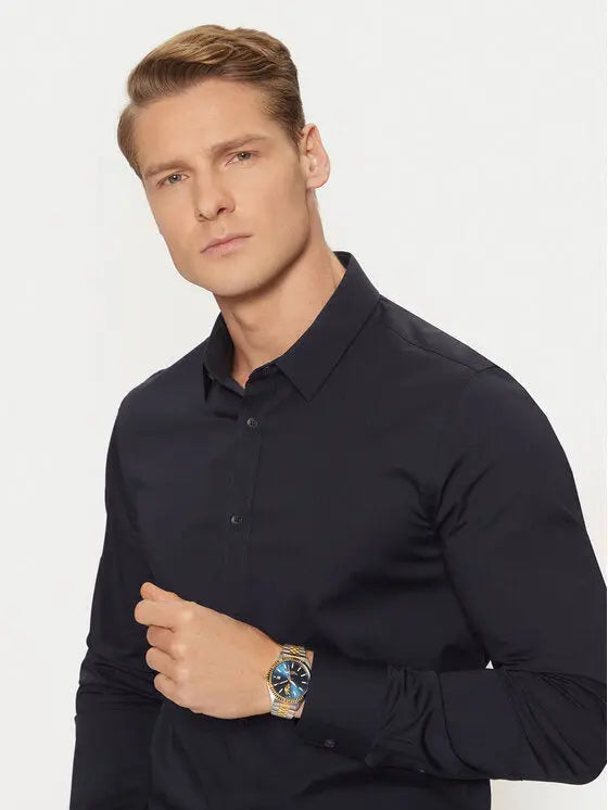 U.S. POLO USP7240BL Damian Two Tone Stainless Steel Bracelet