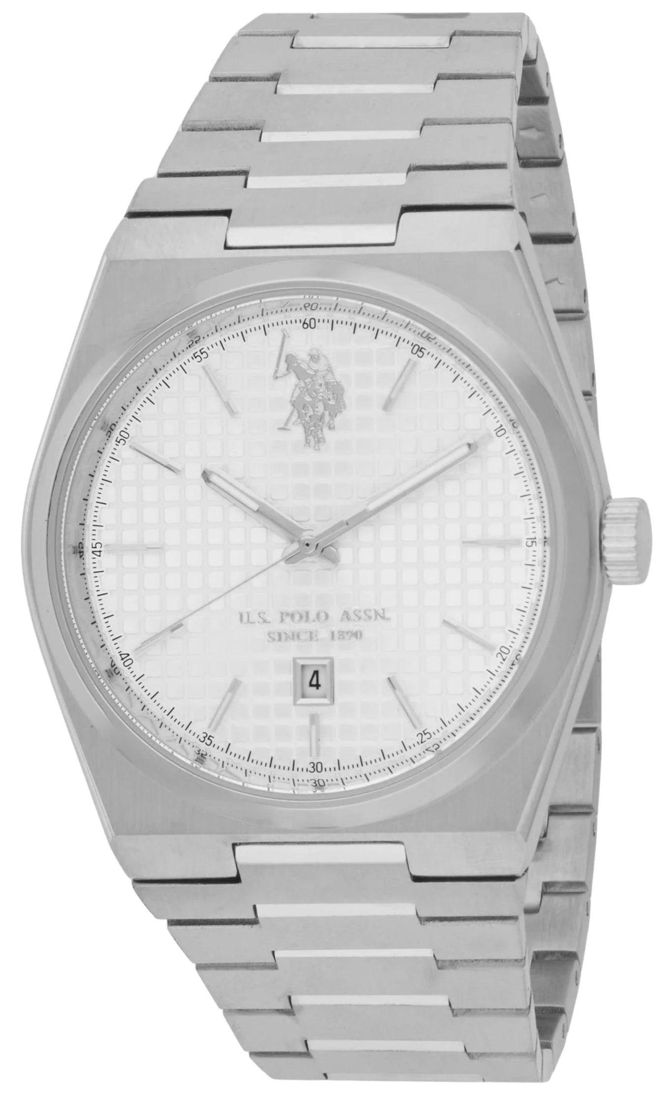 U.S. POLO USP7250ST Jamie Silver Stainless Steel Bracelet