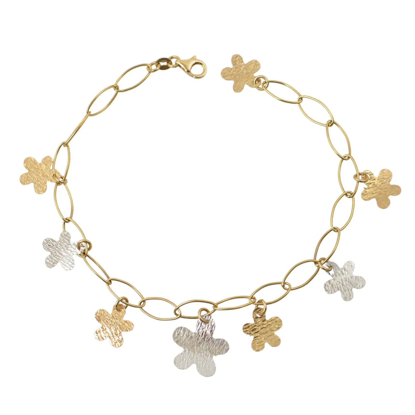 Bracelet BR1919G K9 Gold with Cross and Butterfly