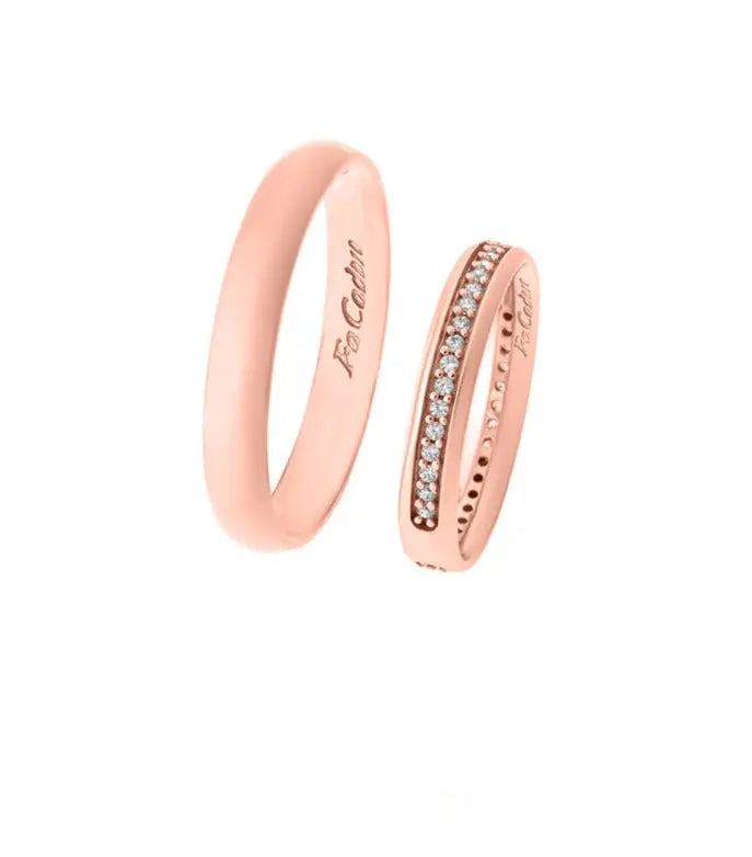 FaCad'oro WR-52 Gold Wedding Rings 9ct or 14ct